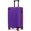 ETERNITIVE - Valigia Piccola | Valigia Rigida in ABS | Dimensioni: 55 x 35,5 x 23 cm 37L | Trolley Bagaglio a Mano con Lucchetto TSA | 4 Ruote a 360° | Viola