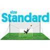Open Goaaal STANDARD - FUSSBALLTOR 2,7M X 1,6M, IN 3,0M HOHEM FANG- & RÜCKPRALLNETZ