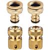 Draper Raccordo Doppio Per Rubinetto In Ottone – 9,5 Mm BSP Con Controllo Flusso, Expert GW44/H