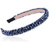 Nymora Spille per Capelli con Cristalli e Strass per Donne e Ragazze, Fascia Capelli Moderna e Luminosa con Perline, Spille per Capelli Eleganti e Festive & Accessori Capelli, Fascia Capelli con Bling