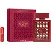 RESAES Resistant and aesthetic Rave Now Rouge Eau de Parfum 100 ml, profumo arabo unisex a lunga durata, include atomizzatore ricaricabile, fragranza orientale duratura con note di iride, resine, sandalo e note balsamiche (Now