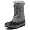Sorel 1964 Pac Nylon WP, Stivali da Neve Impermeabili, Uomo, Quarry/Dove 2024/2025, 41.5 EU