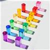 Gioco impilabile Regalo ideale Cubi acrilici arcobaleno per compleanno