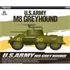 Academy #13300 1/35 U.S. Army M8 Greyhound Plastic Model Kit - WWII Corazzato