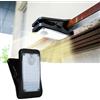 Hqynss Luci Solari per Esterni con Sensore di Movimento, 1800 mAh Lampada LED Solare Esterno Ideale per Terrazza, Veranda, Garage, Cortile, Strade, Luce Calda