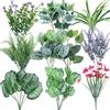 Verphysis Fiori Artificiali per Cimitero, 10 Pezzi Fiori Finti da Esterno, Fiori Finti per Cimitero, Fiori di Finti per Decorazione, Resistente ai Raggi UV, Per Interno Balcone Finestra Arbusti Decorare Pasqua