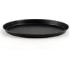 Baldassare Agnelli Pentole Agnelli COFE43B32 - Tortiera Tonda In Lamiera Blu Per Pizze , Nero, 32 x 32 x 2.5 cm, 1 Pezzo