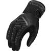 SHIMA STREAM Guanti Moto Estivi Donna Tessile Corto Ventilato Omologati Guanto per Motocicletta Ventilata Touchscreen Motocross Protettore Rinforzato Abbigliamento Città (Donne, Nero, XL)