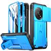 Poetic Revolution - Custodia per OnePlus 13 5G, con pellicola protettiva integrata per lo schermo [funziona con ID impronte digitali], [2 cornici anteriori] custodia protettiva robusta antiurto con