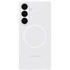 Samsung Silicone Magnet Case cover magnetica in silicone con tecnologia Magnetic Power Profile Galaxy S26+, White