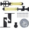 Goshoot Fotografia 1 Roller Sfondo Montaggio A Parete Manuale Sfondo Sistema di Supporto con 1 Catena 2 Ganci Singoli 2 Aste Espandere 8 Viti per Studio Fotografico Ritratto Prodotto Ripresa Video