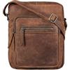STILORD Ringo borsa a tracolla in pelle da uomo borsa a tracolla vintage crossbody borsa retrò con molti scomparti borsa in pelle da uomo Colore:rovere - marrone