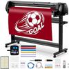 VEVOR Macchina da Taglio per Vinile, Larghezza di Alimentazione Max. 1350 mm, Doppie Lame, Forza Velocità Regolabili, Display LED, Set Stampante per Plotter da Taglio Vinile con Accessori e Software