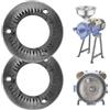 VEVOR Dischi di Macinazione di Ricambio Set di Disco 2 pezzi di Ricambio per Mulino per Cereali GM-001 GM-002 GM-003 Piastra 148 x 148 mm in Ghisa di Macinazione a Secco per Mais Creali Spezie