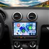 CAMECHO [4G+64G] Android 15 Autoradio per Audi A3 S3 RS3 8P 8V (2008-2012), Wireless Carplay Navi DSP, 9 Pollici Stereo 2 Din Bluetooth WiFi Mirror Link FM/RDS 32EQ +Mic+Telecamera Posteriore
