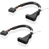 SIENOC USB 3.0 20-Pin a USB 2.0 sulla Scheda Madre connettore del Cavo Adattatore a 9 Pin