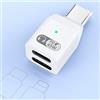 ROCKETEK Adattatore Cuffie USB-C a Lightning Audioe e PD 45W Ricarica 2 in 1 Adattatore Tipo C a Lightning Sdoppiatore USB C Cavo Type C Aux Splitter per iPhone 16 15 Pro Max Plus,iPad,Galaxy,MacBook,Bianco