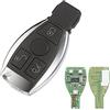 AULESSE 3 Tasti Mercedes 433 MHz Guscio Chiave Telecomando, Telecomandi per Auto con chip BGA Lama NEC per Mercedes Ben-z A B C E S Classe G CLK SLK Classe W204 W211 Ricambio Chiave