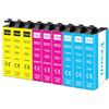 Veson T1306 Multipack Cartucce d'inchiostro compatibili con Epson T1306 T1302 T1303 T1304 per Epson WF 3520 Stylus Office BX925FWD BX635FWD BX935FWD B42WD SX525WD WF-3540 WF-7525 (confezione da 9)