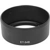 Qiilu ET‑54B Paraluce per Obiettivo EF M 55‑200mm F/4.5‑6.3 IS STM, Paraluce per Fotocamera Paraluce di Ricambio Nero ABS