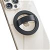 Encased Supporto magnetico per telefono (compatibile con MagSafe), anello sottile in silicone per iPhone, colore: nero