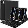 AGARELE Cover Tastiera per iPad Pro 11(M4) con Portapenne
