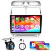 Hodozzy 4GB+64GB Android Autoradio per Peugeot 307 307CC 307SW 2002-2013 Carplay Android Auto Wireless, Hodozzy 9 Pollici Touch Screen Auto Stereo 2 Din GPS Navigazione WiFi, Bluetooth DSP FM/RDS+Retrocamera