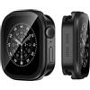 Suphart Compatibile con Cover Apple Watch Serie 11/10 46mm, Custodia in Metallo con Protezione Schermo Integrata Ttelaio Posteriore per iWatch Serie 11/10 46mm (Nero)
