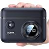 llano 18W NP-FZ100 Caricabatterie per Sony A7III A7R V A7R IV A7C A9 A6600 ZV-E1 FX3 FX30, Caricatore Rapido Dual USB C con Display Digitale Intelligente e Custodia per Schede SD