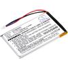 TECHTEK Batteria 1250mAh compatibile con [Garmin] Nuvi 200, Nuvi 200W, 205, 205T, 205W, 205WT, 250, 252W, 255, 255T, 255W, 255WT, 260, FBA