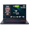 Acer Predator Helios Neo 18 AI Gaming Notebook, Intel Core Ultra 9 275HX, RTX 5060 8GB GDDR7, 32GB DDR5 6400MHz, SSD 1TB, Display 18 WQXGA IPS 165Hz, Thunderbolt 4, 2.5G LAN, Wi-Fi 6E, RGB 4 Zone