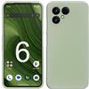 GIOPUEY Cover Compatibile con Fairphone 6, Il Materiale TPU Ultrasottile Custodia, Anti Impronta Digitale Phone Case [Resistente all'Usura] [Antiscivolo] - Green