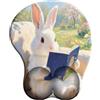 ELLENNE - Tappetino con cuscino in Gel per Mouse | Ergonomico con Poggiapolso| Comodo, Antiscivolo e lavabile | Mousepad per Ufficio, Gaming e Notebook (Cod. 49 - Favole nel Prato)