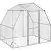 vidaXL Pollaio 2,5x2x2,25 m Acciaio zincato
