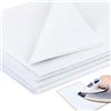 Yicenmy Tessuto Non Tessuto Stirabile, 400 x 100 cm Fliselina Termoadesiva per Tessuti, 55 g/m² Teletta Termoadesiva per Tessuti per Cucito, Trapuntatura, Artigianato e Sartoria