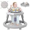 EULEUY Girello per Bambini 3 in 1,Carrellino Primi Passi,Girello Pieghevole con Vassoio/Centro Giochi,Primi Passi per Bambini 6-18 Mesi,Ruote Silenziose a 360°