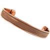 Touchstone Rame Magnetico Guarigione Forgiato A Mano Con Solido E Alto Calibro Stile Tibetano Fili A Spirale Modello Minimalistico Eleganza Puro Bracciale In Rame In Due Ton