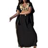 Kawai Peach L-Peach Abito Lungo da Spiaggia con Stampa Etnica Estiva da Donna Kimono Maxi Copricostume