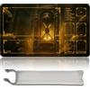 MilkPlaymat MTG Tappetino da gioco MTG PlayMat - 60 cm x 35 cm, arte originale, tappetino TCG antiscivolo con fondo in gomma e bordi cuciti, Commander TCG Pieghevole e srottolabile (with Zone, mtg48-8)