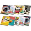 Pigna, Confezione 10 Maxi Quaderni A4 assortimento BIMBO,pagine 80 + risguardo, carta 80 gr,0Q,quadretti 5mm margine