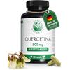 Green Naturals® Quercetina ad alto dosaggio - 500 mg da estratto naturale di Sophora japonica - 100% vegana & senza additivi - 180 capsule (6 mesi)