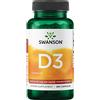 Swanson, Vitamina D3 50µg (2000 UI), Depot, Ogni 2 Giorni 1 Capsula, 250 Capsule, Altamente Dosato, Testato in Laboratorio, Senza Soia, Senza Glutine, Senza OGM