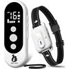 PET PIT Collier pour Chien avec Télécommande, Portée jusqu'à 3 km, Fonctions Sonores, Vibration et Lumière, 4 Modes Personnalisables, Étanche IPX7, Rechargeable, pour Utilisation Quotidienne