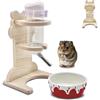 Wvu & Wvo Hamster - Borraccia con supporto, 125 ml, per roditori e criceti, accessori per criceti