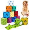 aurorayer 12 bendaggi autoadesivi elastici, 5 cm x 4,5 m per rotoli, Cohesive Pet Vet Wrap per gatti, cani, gambe e cavalli