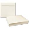 NEUSER PAPIER 10 buste quadrate, 19 x 19 cm, bianco opale, incollaggio a umido, di alta qualità, 120 g/m², per biglietti di invito