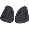 Aramox Pad di Trazione per Serbatoio Adatto per Bonneville T100 T120/Speed Twin/Scrambler Strada, Protezione in Gomma per Adesivo per Serbatoio Carburante(Nero)