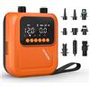 Accwork Pompa Elettrica SUP 20 PSI 12V per Auto con Spegnimento Automatico e Display Digitale, Pompa Inflazione e Deflazione con 7 Ugelli per Kayak, Materassini, Gommoni e Tende