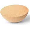 Kayuneed Balance Board - Semisfero in sughero massiccio, per fitness, yoga, diametro 15 cm, altezza 7,5 cm, semisfero in sughero per bambini e adulti, adatto per Balance Boards