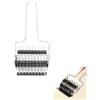 Agatige 2 Pezzi Rullo Manuale per Impasto, Acciaio Inossidabile, Taglierina a Rullo per Impasto, Di Griglia Di Pasta, Taglia Pasta Macchina Spaghetti Di Spaghetti per Cucina, Hotel, Negozio Di